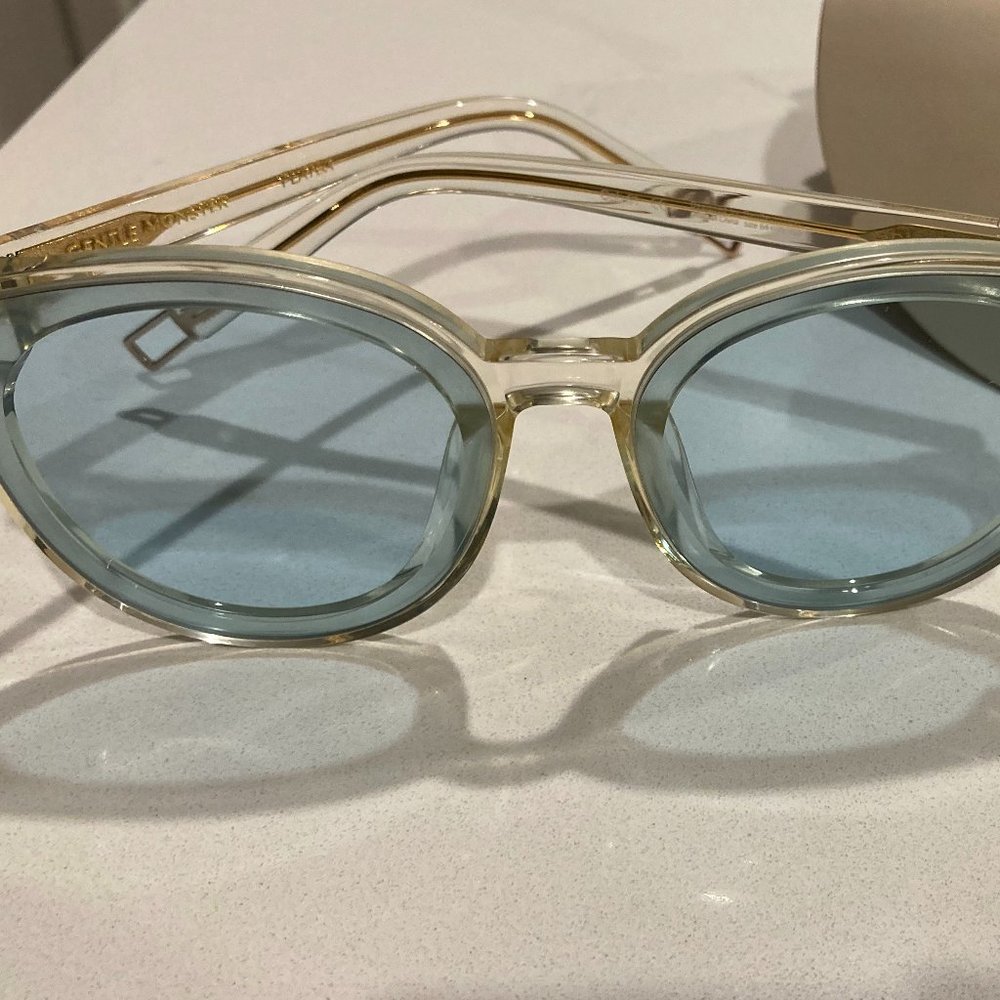 Gentle Monster - Blue Black Peter C1 Sunglasses